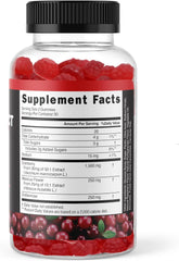 Cranberry + D-Mannose Gummies (1500mg) – Urinary Tract Support