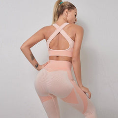 Signature Cowgirl Yoga Set – Top, Sports Bra & Leggings