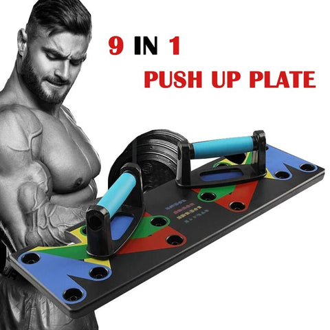 9-in-1 Push-Up Rack Board – Fitness Push-Up Stand