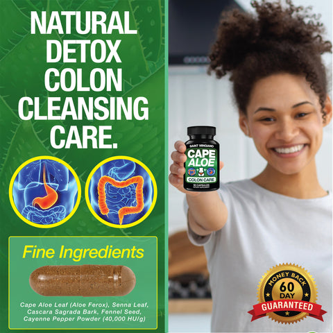 Cape Aloe Colon Cleanse – Gentle Detox (90 Caps)