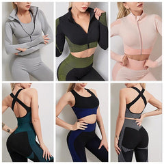 Signature Cowgirl Yoga Set – Top, Sports Bra & Leggings