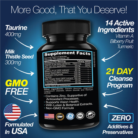 Eye Health & Vision Support – 60 Capsules