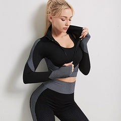 Signature Cowgirl Yoga Set – Top, Sports Bra & Leggings