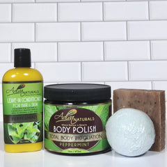 Total Body Polish & Leave-In Conditioner Set – Peppermint