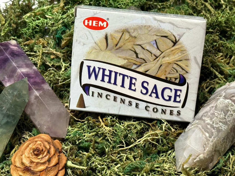 White Sage Incense Cones