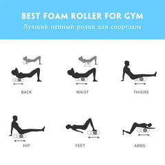 Fitness Foam Roller & Yoga Block Set
