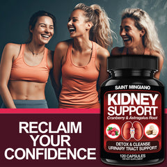 Kidney Support Cleanse & Detox – Cranberry + Astragalus (120 Caps)