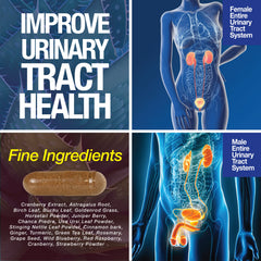 Kidney Support Cleanse & Detox – Cranberry + Astragalus (120 Caps)
