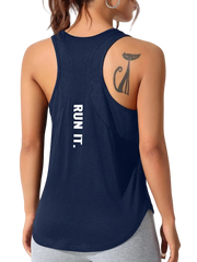 Women’s Letter Print Yoga & Running Vest
