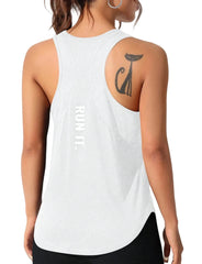 Women’s Letter Print Yoga & Running Vest