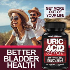 Uric Acid Support – Kidney & Gallbladder Formula (120 Caps)