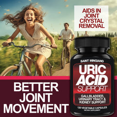 Uric Acid Support – Kidney & Gallbladder Formula (120 Caps)