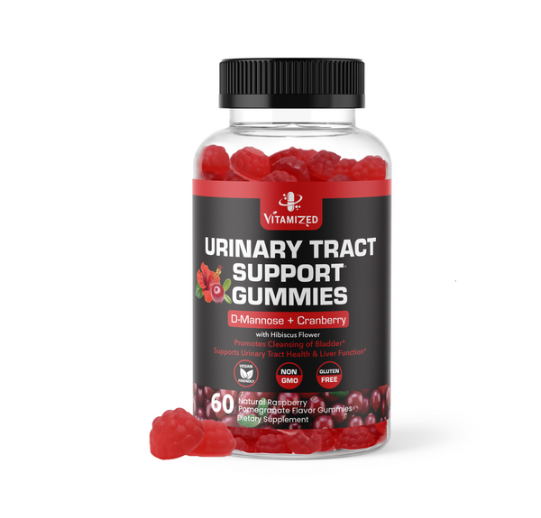 Cranberry + D-Mannose Gummies (1500mg) – Urinary Tract Support