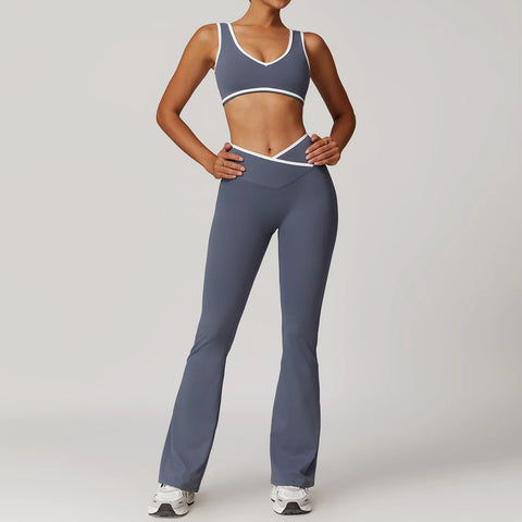 Cross High-Top Sports Suit – Women’s Yoga & Fitness Wear
