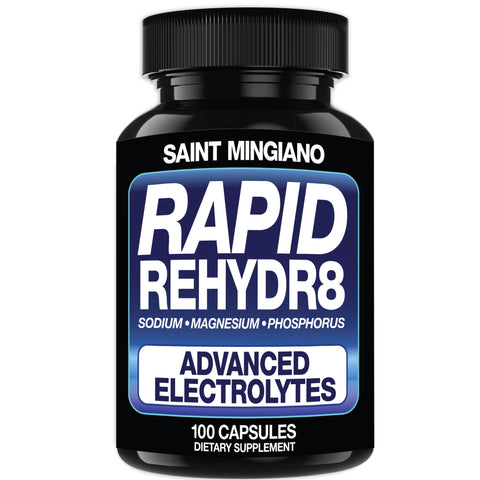 Rapid Rehydr8 Electrolytes – Muscle Support (100 Caps)