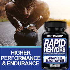 Rapid Rehydr8 Electrolytes – Muscle Support (100 Caps)