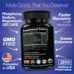 Rapid Rehydr8 Electrolytes – Muscle Support (100 Caps)