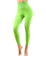 Homma High Waist Tummy Control Yoga Pants – Lime, M