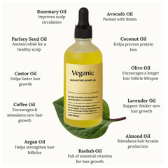 Veganic Natural Hair Growth Oil – 1 fl oz