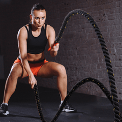 Premium Battle Rope – 1.5"x30ft Home Gym