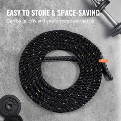 Premium Battle Rope – 1.5"x30ft Home Gym